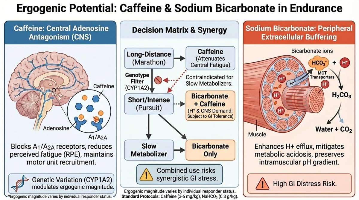 Entry #004: The ergogenic potential of caffeine and sodium bicarbonate in endurance events