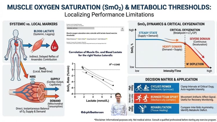 OpenLab #001:  Real-time muscle oxygen measurements correlate well with blood lactate - Dr. Phil Batterson