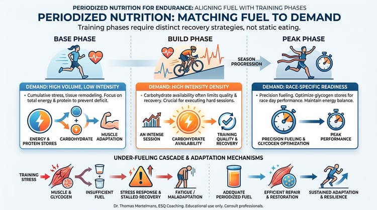 Entry #008: Periodized nutrition plans aligned with training phases for better recovery