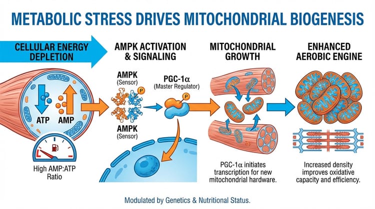Snippet #007: Depleting Cellular Energy Stores Triggers Mitochondrial Growth