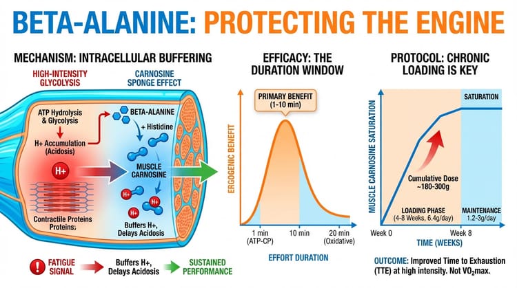 Entry #010: Beta-alanine supplementation to extend time to exhaustion in endurance tasks