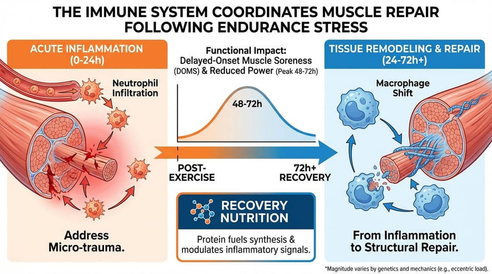Snippet #005: The Immune System Coordinates Muscle Repair Following Endurance Stress