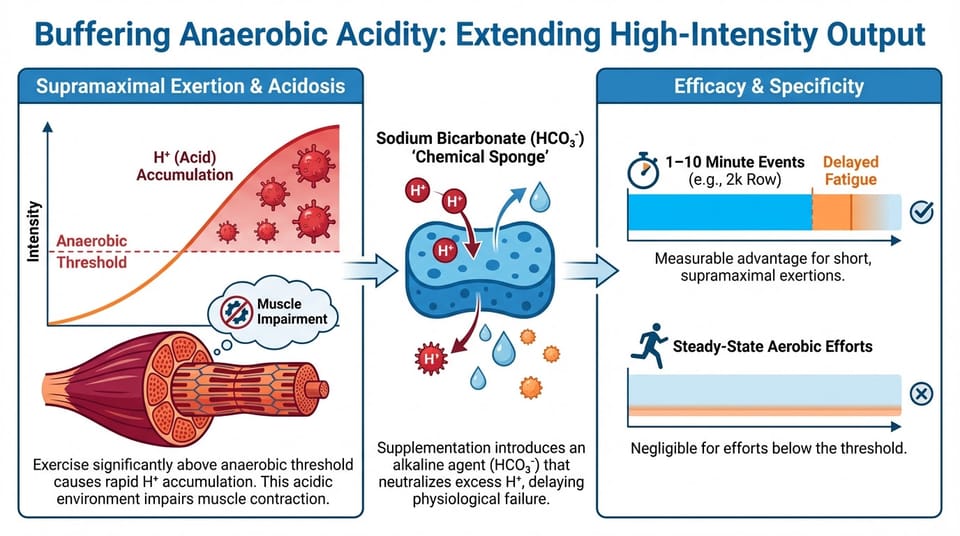 Snippet #008: Buffering Acidity to Extend High-Intensity Anaerobic Output