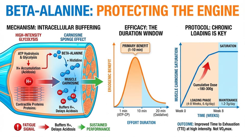 Entry #010: Beta-alanine supplementation to extend time to exhaustion in endurance tasks