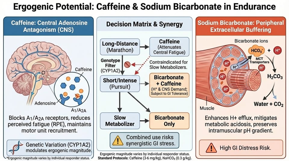 Entry #004: The ergogenic potential of caffeine and sodium bicarbonate in endurance events